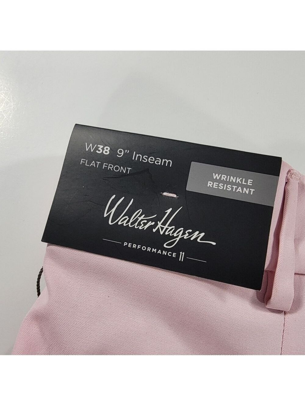 NEW WALTER HAGEN Performance 11 Golf Shorts Mens 38 Pink Lightweight Stretch 9" - Picture 7 of 12